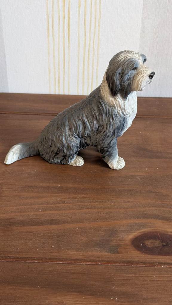 Vintage Old English Sheepdog Ornament Dog Figurine