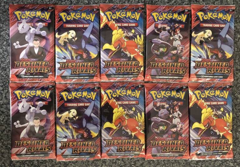 Pokémon Scarlet and & Violet Destined Rivals BOOSTER PACKS Factory Sealed 