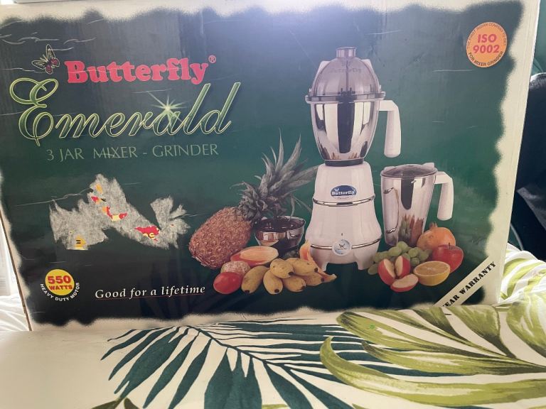 Butterfly Emerald 3 Jar Mixer 550 Watts ( Indian)
