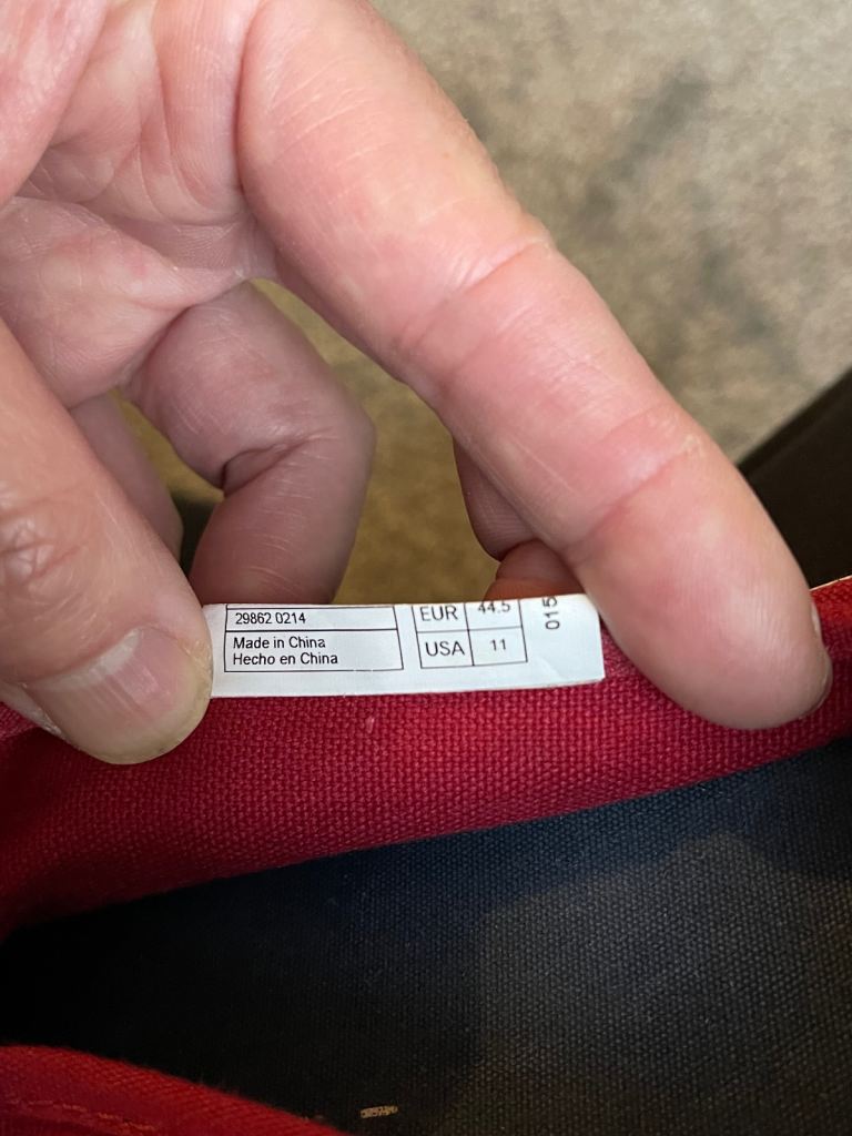 Lacoste Marice Leisure Smart Canvas Mens Summer Sneakers in Red Size 10 UK