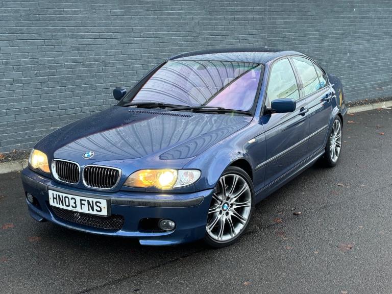 BMW E46 3 SERIES 330i M Sport 4dr Auto, 123k Miles, Mystic Blue, MOT 1 Year