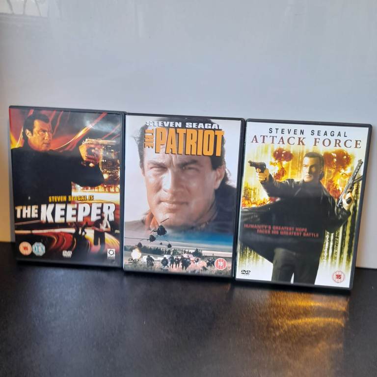 3x Steven Seagal DVDs