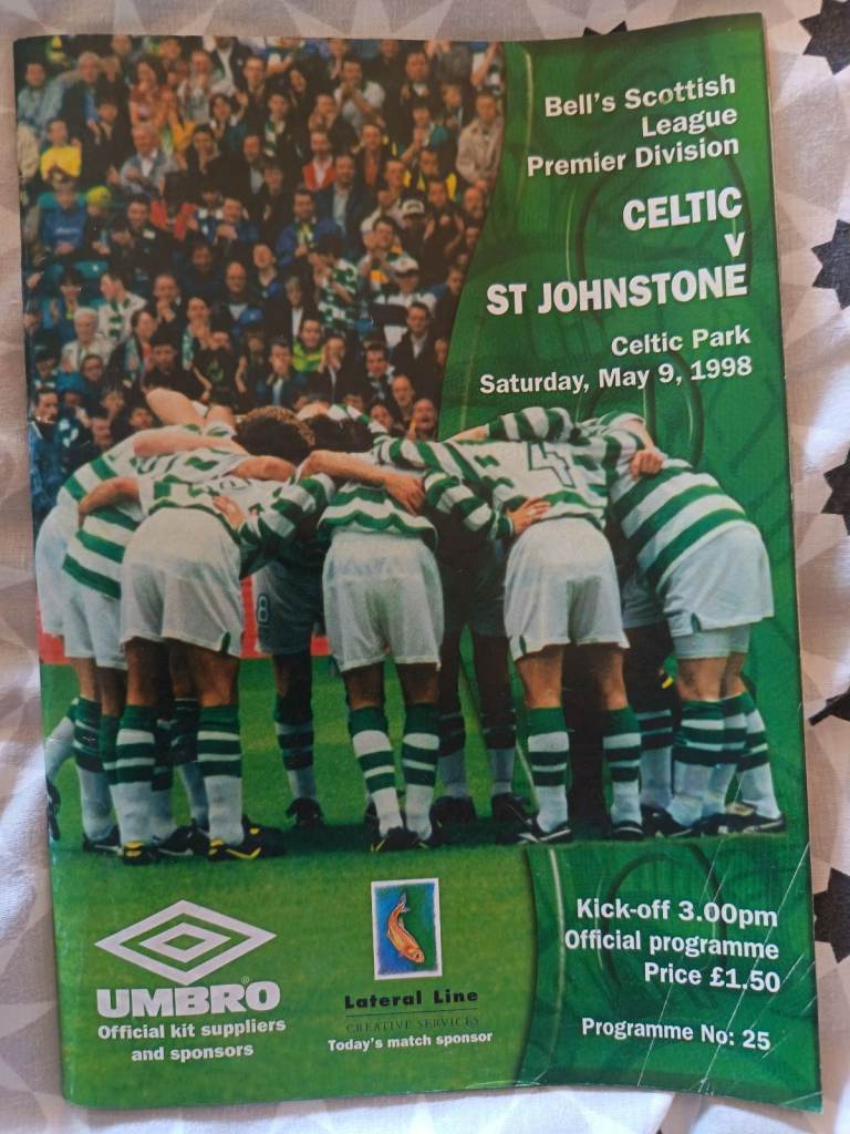CELTIC FOOTBALL CLUB PROGRAMMES