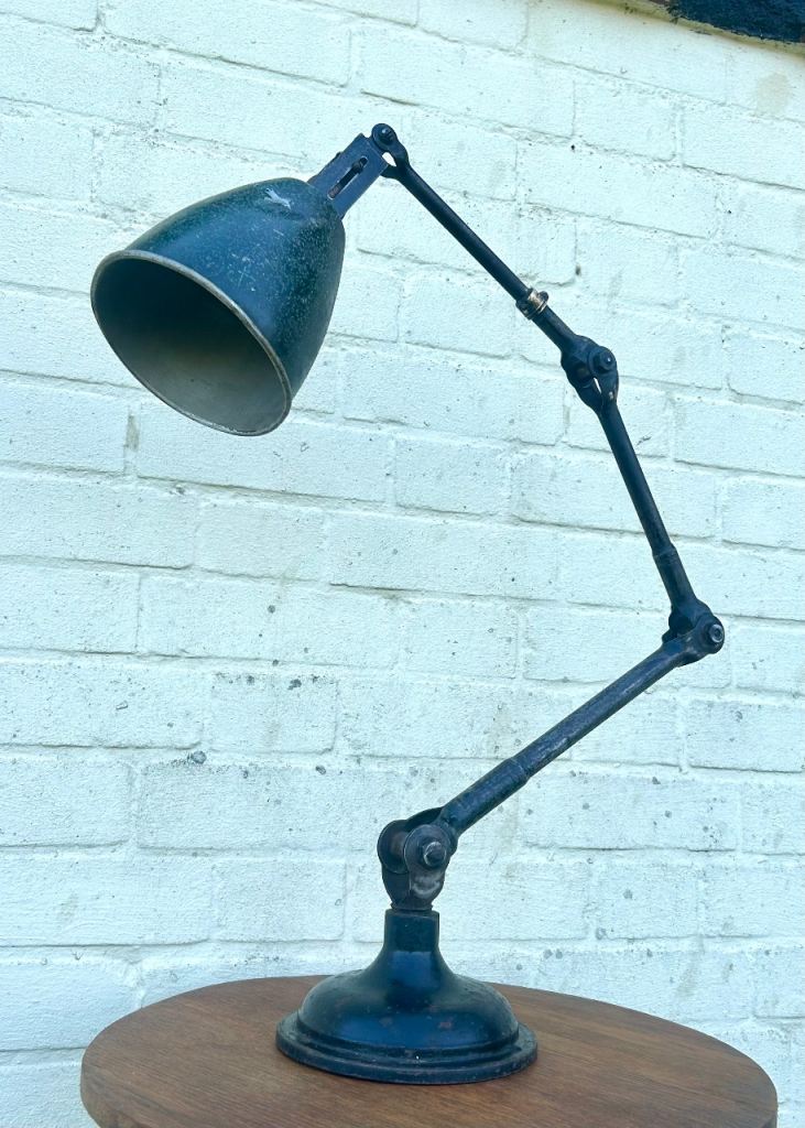 Dugdills industrial desk vintage lamp office factory retro antique light table