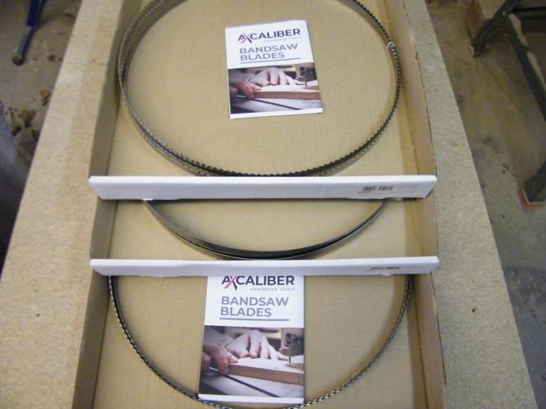 BAND SAW BLADES  3124mm  ( 123ins ) LONG THREE BLADES, all new still in boxes.
