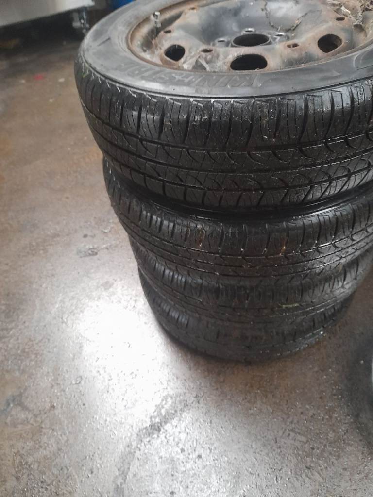 Polo 14 steel wheels tyres and trims