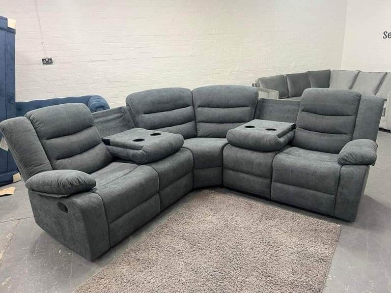Fabric Sofas Soreento Fabric Recliner Corner sofa Available on 25 % OFF Weekend Deals !! 