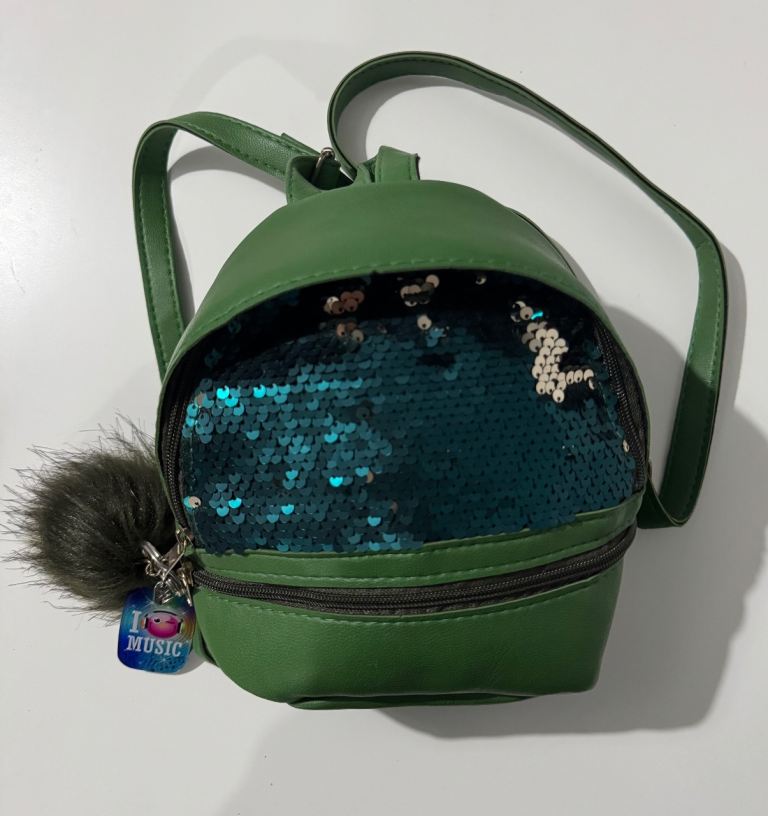 Small Green Modern Cute Women’s Backpack
