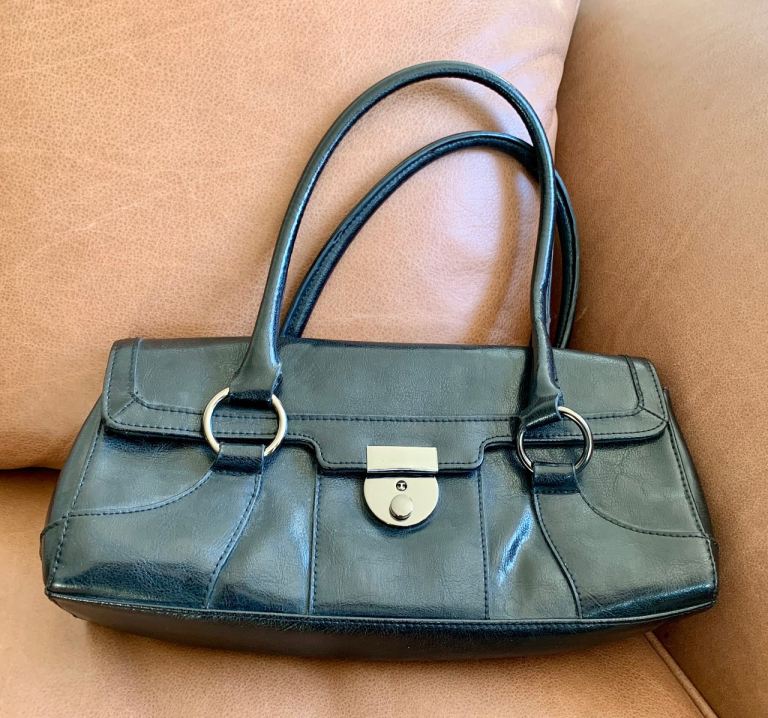 image for Black Leather Bag