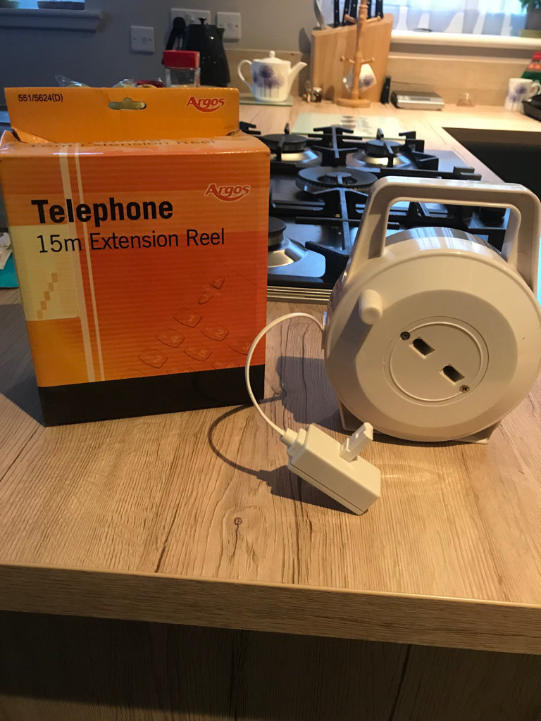 FREE Telephone Extension Cable 15 metres