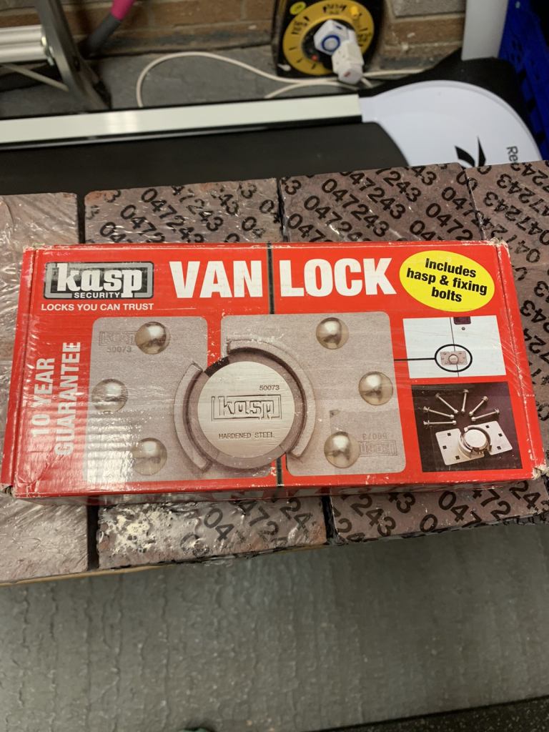 Van/ Garage door security lock.