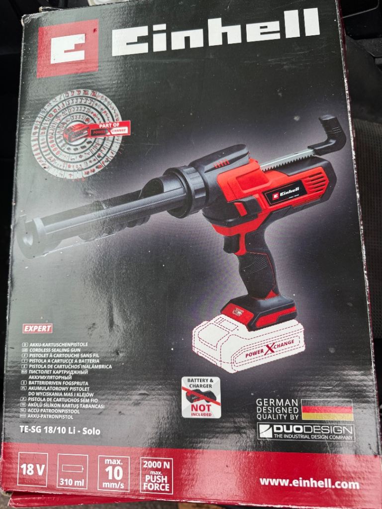 Einhell TE-SG 18/10 Li-Solo Cordless Caulking Gun – Brand New