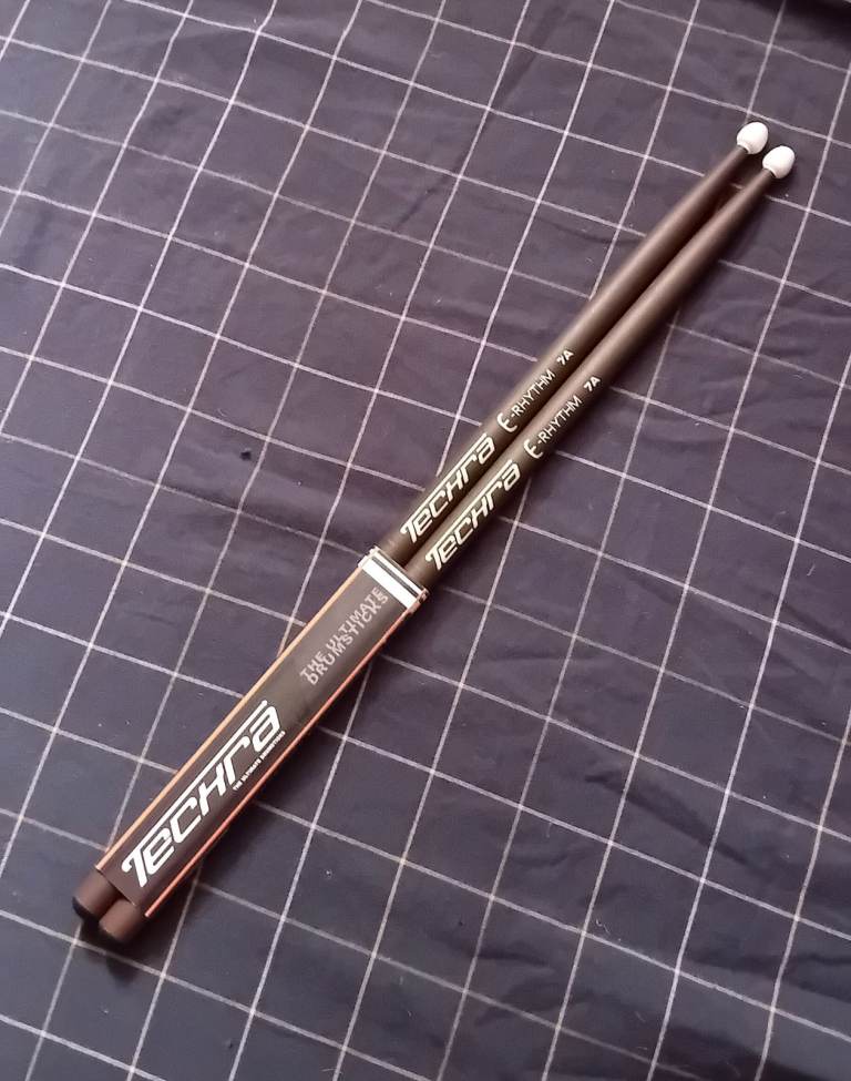 New TECHRA E-RHYTHM Drum Sticks for Electric Drums