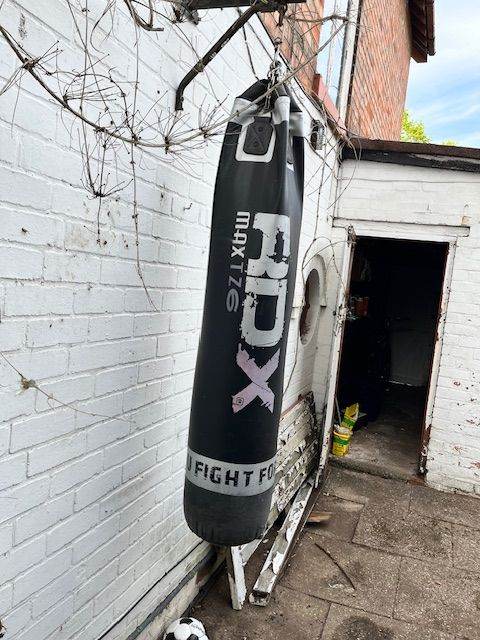 RDX 5 ft hanging punch bag with bracket, chains and cover