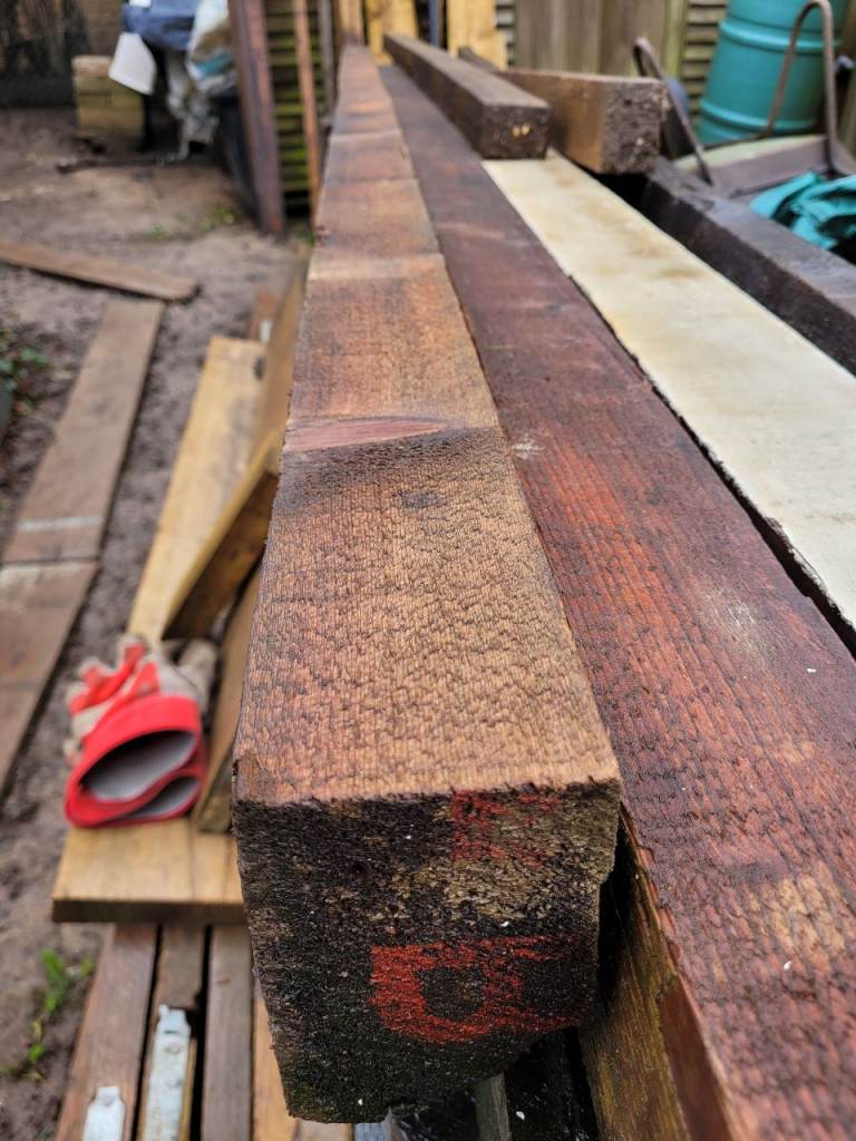 Wooden Lintel 5 x 3 x 9ft6 long. Reclaimed