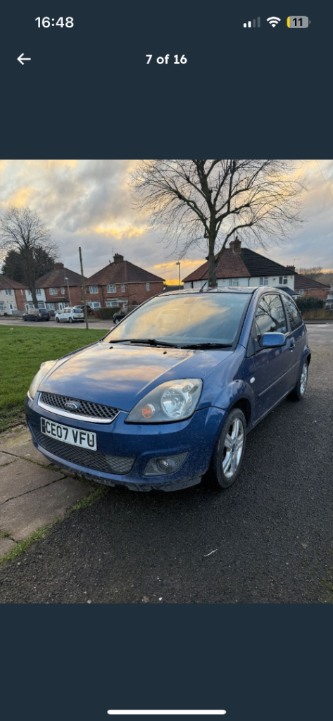 Ford fiesta mk6.5  1.25 