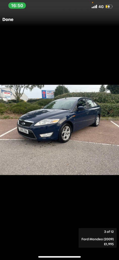 Ford Mondeo two point diesel manual 2009