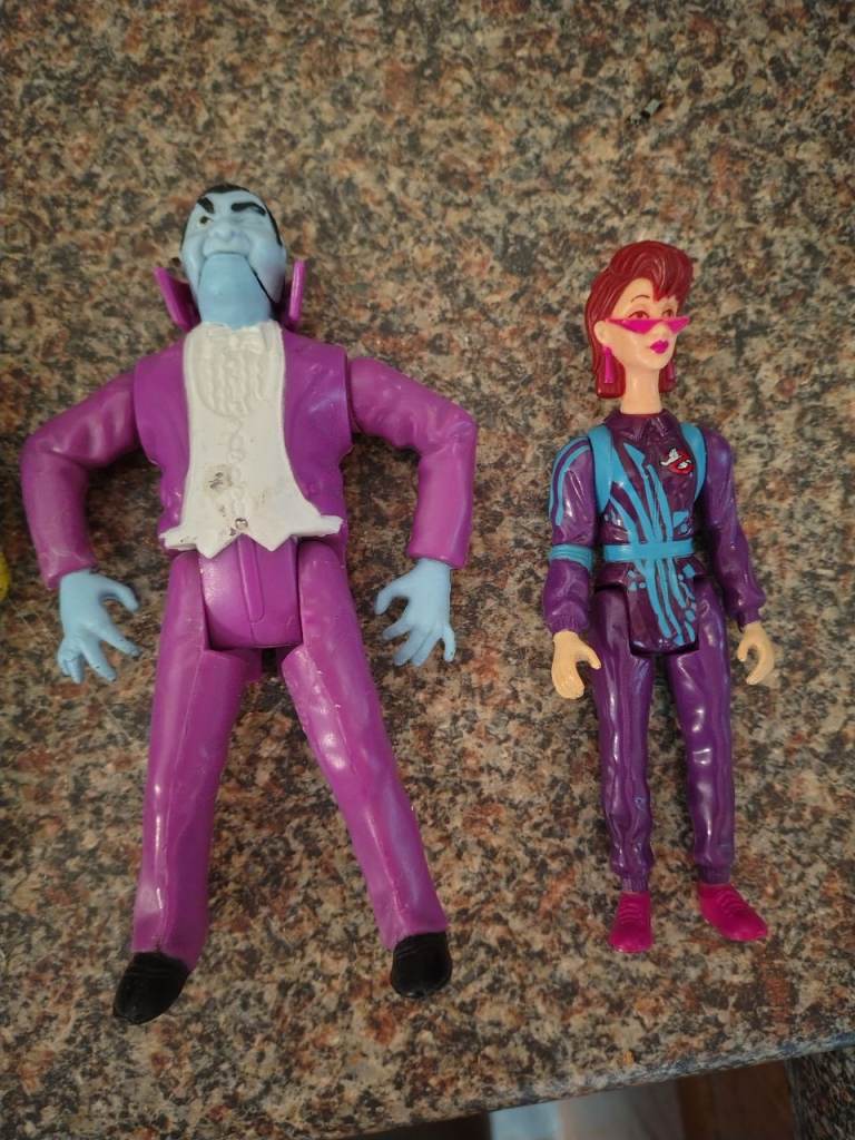 Real Ghostbusters 90s figures 