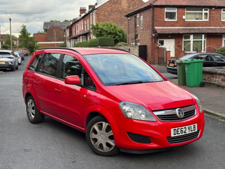 Vauxhall, ZAFIRA, MPV, 2012, Manual, 1598 (cc), 5 doors