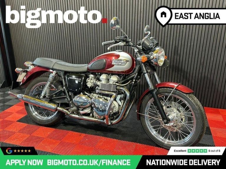 2008 08 TRIUMPH BONNEVILLE T100 FINANCE SPECIALISTS APPLY NOW