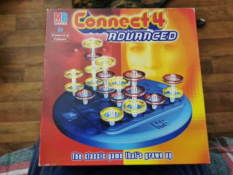 Connect 4 Advanced vintage 2002 board game COMPLETE
