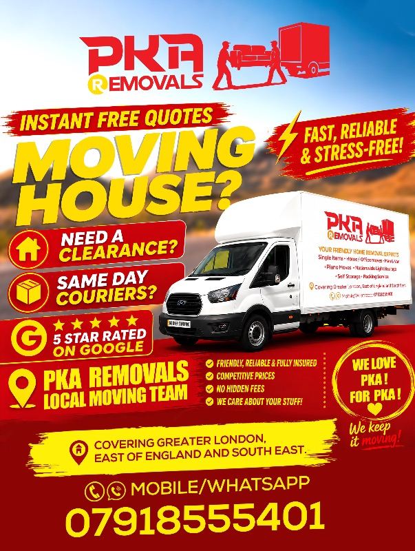 House|Flat|Office Moves| Removals | Man & Van - £30 p/hr