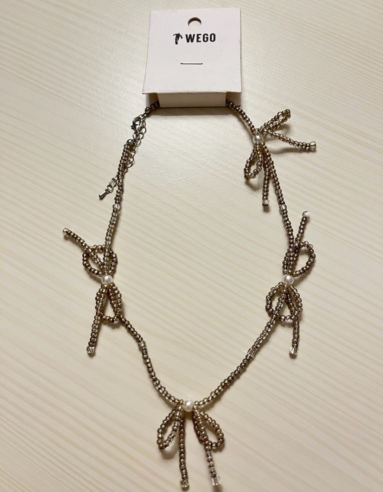 Brand new Wego brown necklace