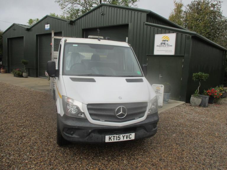 2015 Mercedes-Benz Sprinter 3.5t CDI 313 DROPSIDE FLATBED WITH TAIL LIFT. NO VAT Dropside Diesel ...