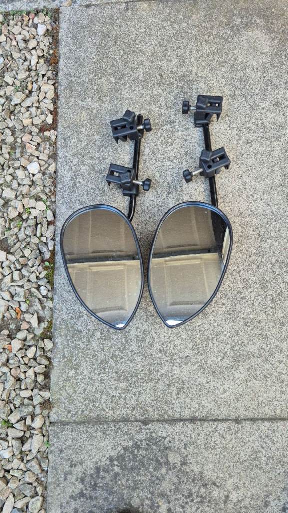 PAIR OF MILENCO AERO TOWING MIRRORS EXTENSIONS - CARAVAN /TRAILER