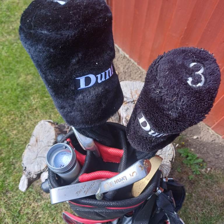Men's Beginner 7 Golf Clubs with Stand Bag