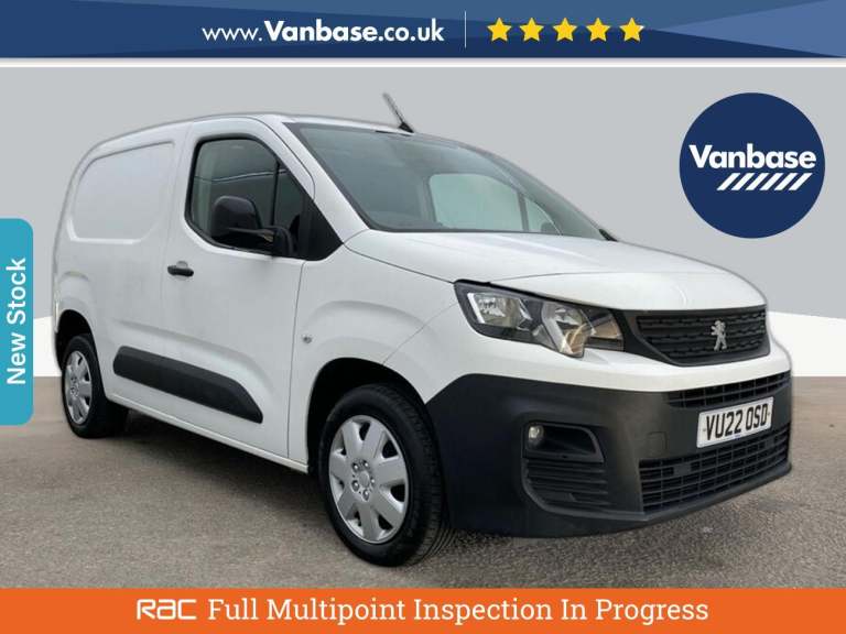 2022 Peugeot Partner 1.5 BlueHDi 1000 Professional Premium Standard Panel Van 5dr Diesel Manual  ...