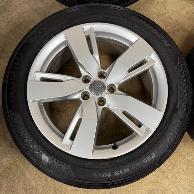 19'' GENUINE AUDI Q5 5 SPLIT SPOKE S LINE ALLOY WHEELS TYRES ALLOYS
