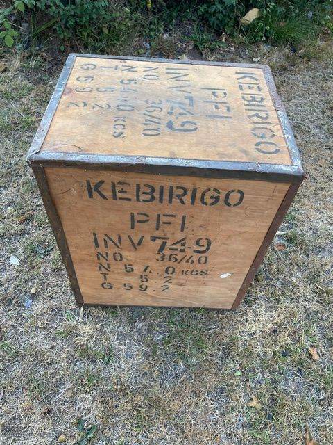 Vintage Wooden Storage Box / Crate – Fair Condition