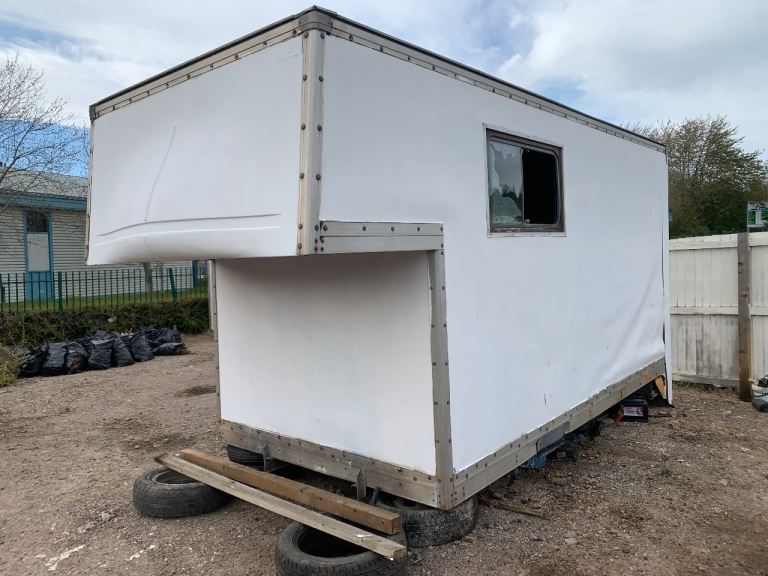Luton box converted camper