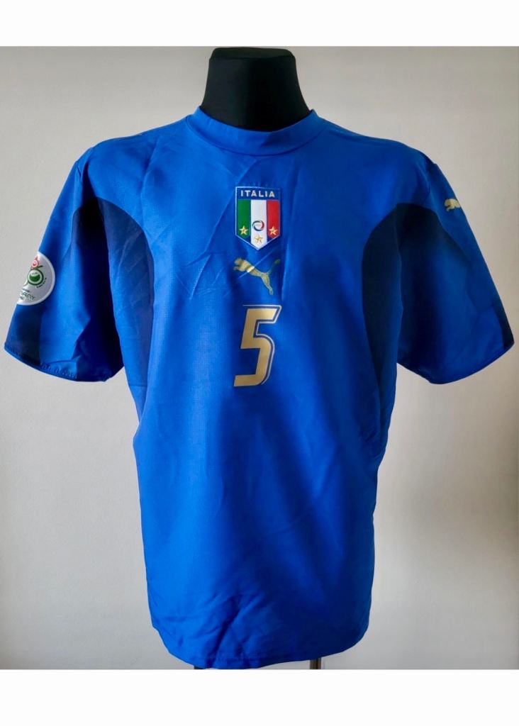 FIFA World Cup 2006 Italy Home Shirt - Size XL -  #5 ‘Cannavaro’