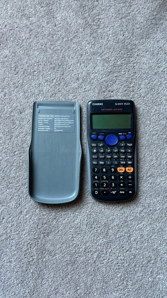 Casio FX-83GT PLUS Scientific Calculator - Good Condition