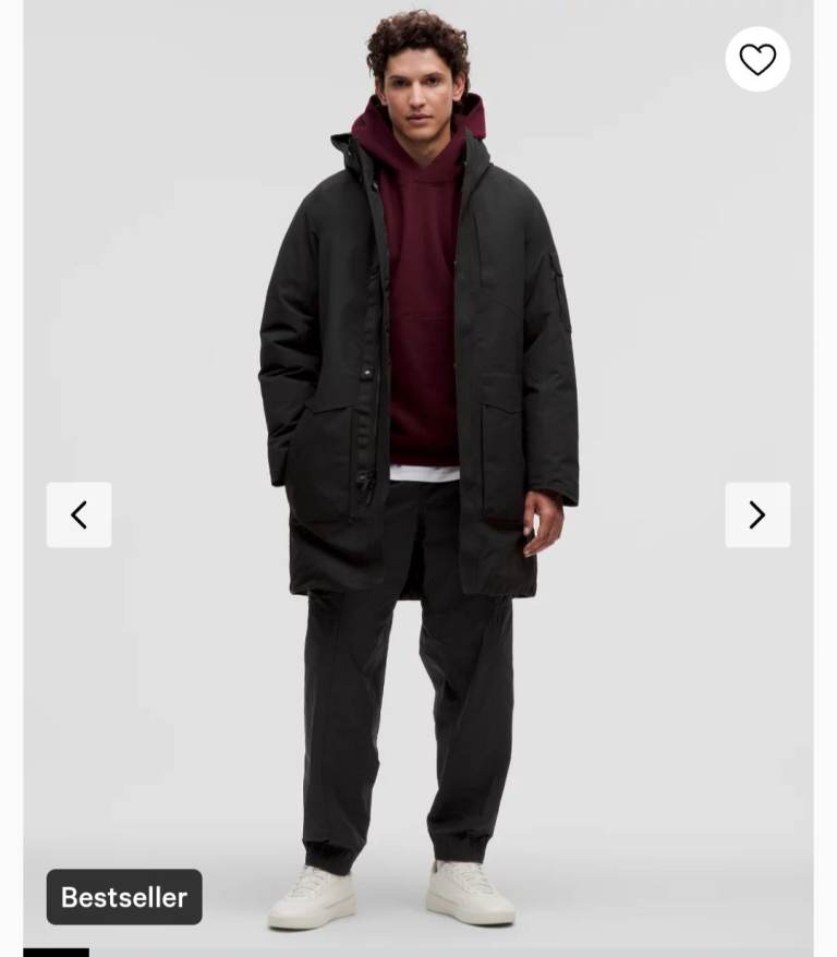 Lululemon goose down waterproof parka