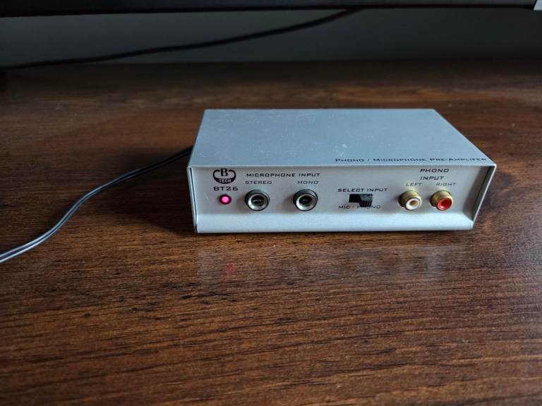 Btech phono/microphone pre amplifier 