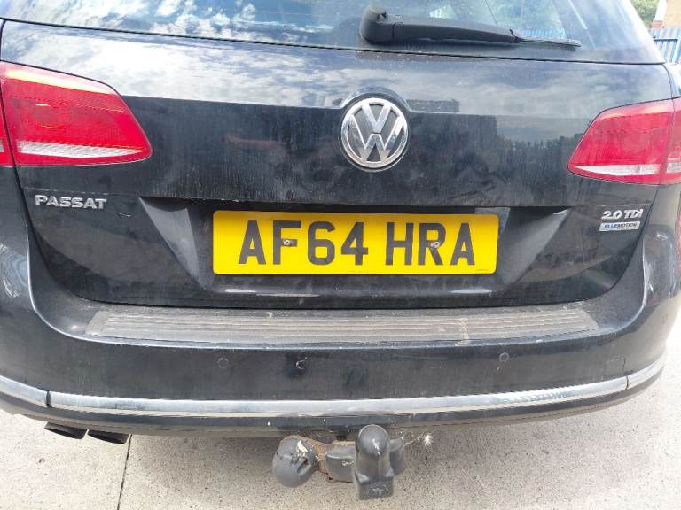 VW PASSAT ESTATE 2010-14 REAR BUMPER w. SENSORS  , colour : LC9X