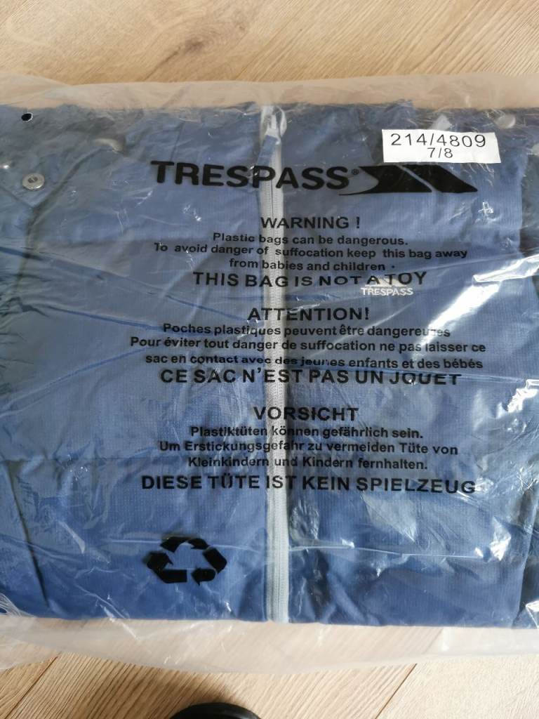 Trespass Kids Tiffy-Ag Femal Jkt – Navy, Size 7/8, NEW | in ...