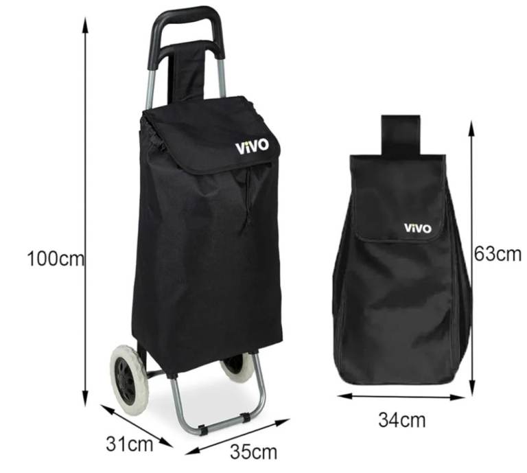 Shopping Trolley BNIB black Brand New