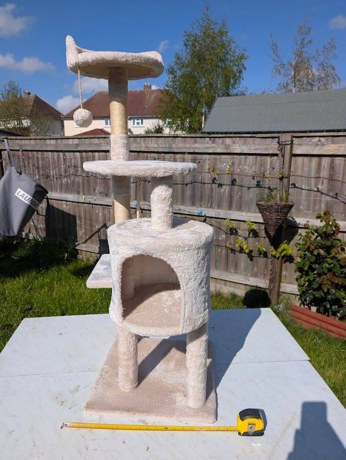 Tall cat tree tower with top bed 44 inch