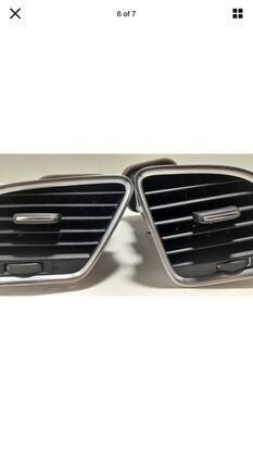 pair of AUDI Q3 DRIVER & PASSENGER CHROME AIR VENT