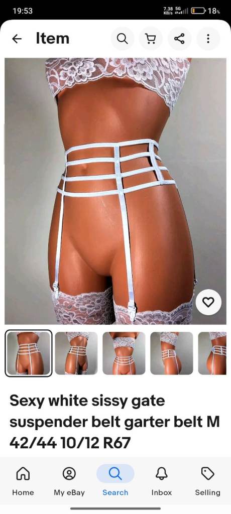 Axel sexy white suspenders 