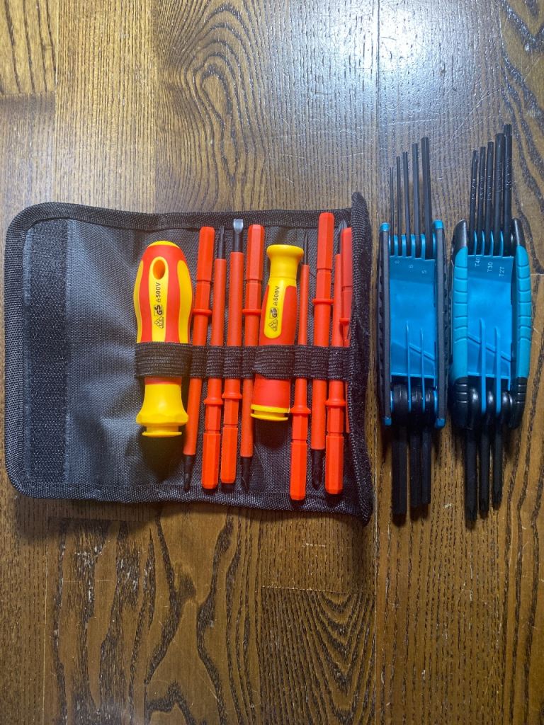  GS 500V Insulated Screwdriver Set + Torx & Allen Keys With Pouch