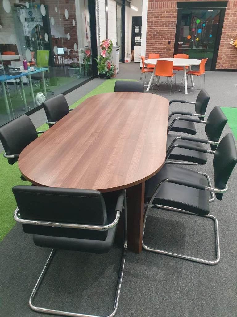 2200mm Walnut Meeting Table