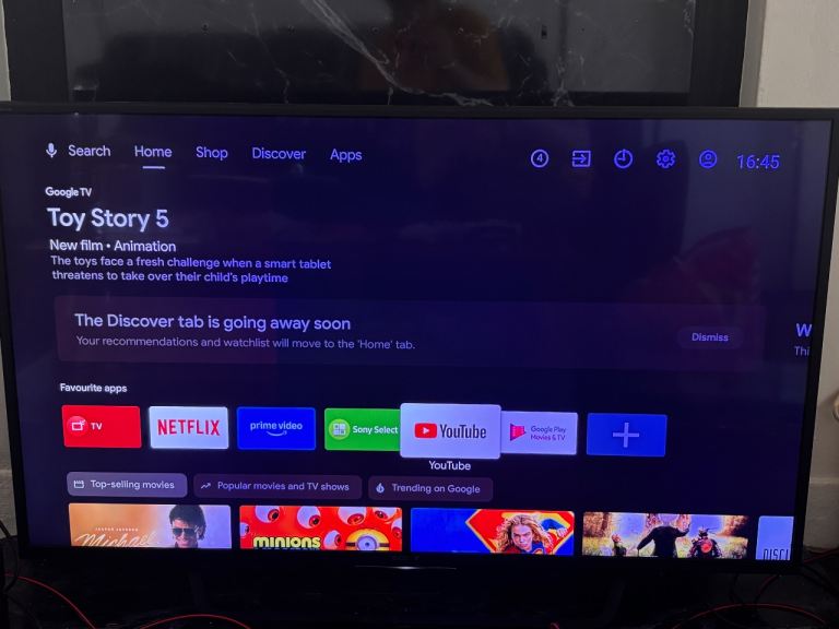 4K 49” Sony TV