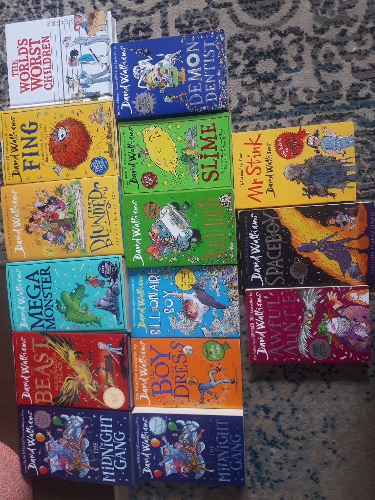 Very good condition David walliams books 