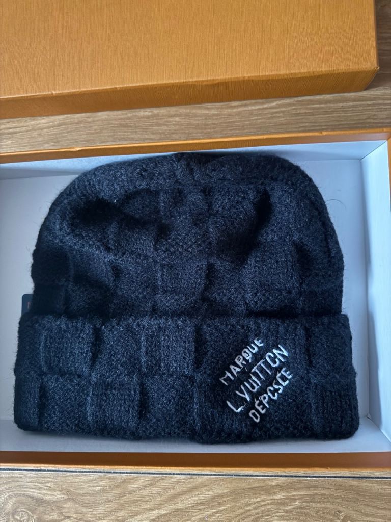 image for LV Marque Black Wool Beanie
