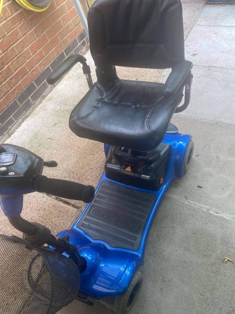 Sterling mobility scooter blue , new batteries 